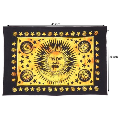 Indisches Mandala Wandhängend Handarbeit Wandposter Dekorativ Zuhause Baumwolle Wandteppich - Bild 156 von 228