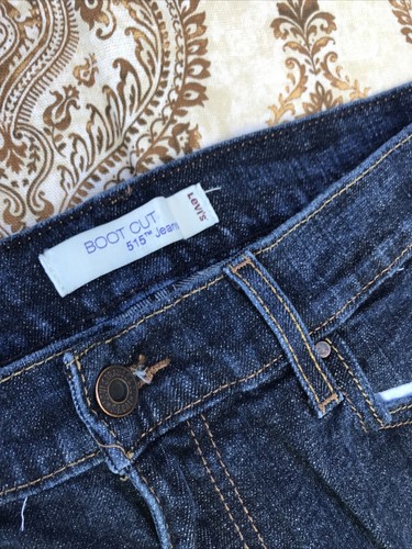 Levis Jeans 515 BootCut Damen Designer Blau 10m Mid Rise Damen Hose Freizeit - Bild 8 von 10