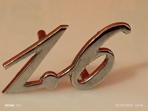 ALFA ROMEO ALFETTA ESCRITO EMBLEMA POSTERIOR 1.6 - Imagen 3 de 3