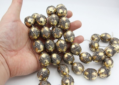 27x22mm Turkmen Kazakh Style Beads Turkoman Hand Made Beads Making Jewelry 1PC - Picture 15 of 16