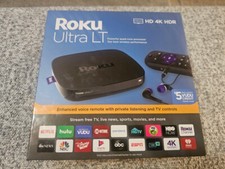 Roku 4662RW Ultra LT Streaming Media Player 2020 IN Original Box. WORKS