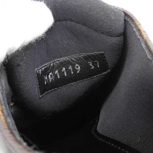 Mocassins LOUIS VUITTON LV Bobur Line monogramme femme noir collection marron 【A】