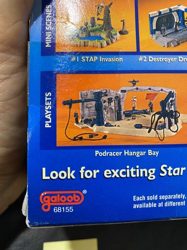 Star Wars Galoob Action Fleet Mos Espa Market 68155 vintage 1998 playset - Picture 7 of 10