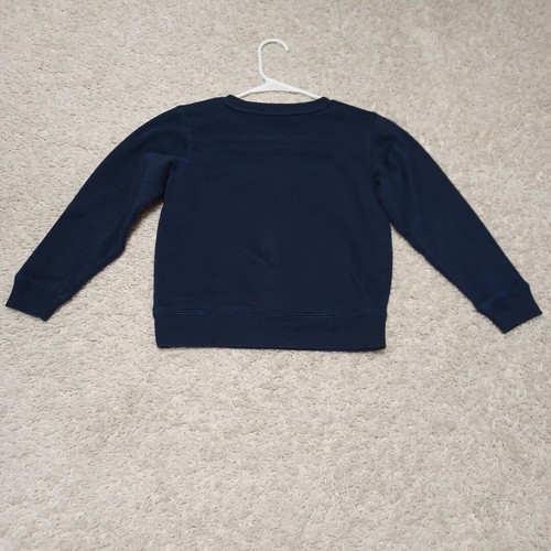 Champion Athletic Sweater Dark Blue Pullover Crew size 7 Think Boys Embordered - Picture 7 of 7