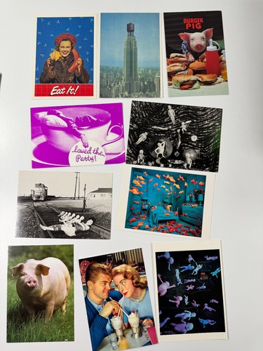 vtg HUGE Lot (300+) 80s Postcards ART Reagan PROTEST Civil Rights Abortion PEACE - Picture 9 of 22