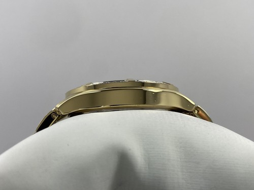 Bulova Classic Diamonds Chronograph Quartz Gold Tone Steel Men's Watch 98E113 - Picture 11 of 16
