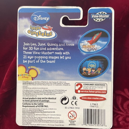 Disney Little Einsteins 3d View-Master 3 Reel Packet SEALED NEW Mattel ๐ L7963 - Picture 3 of 10