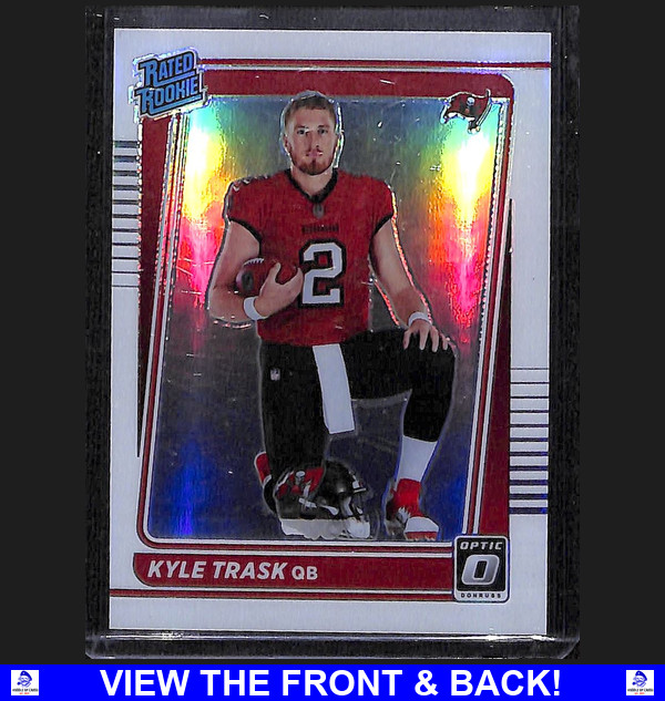 Kyle Trask 2021 Donruss Optic Rated Holo Variation RC Tampa Bay