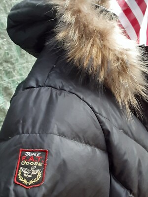 トリプルファットグース TRIPLE F.A.T  ダウンジャケット TRIPLE F.A.T. GOOSE Down Hooded Jacket Junior XL W-Med. | eBay