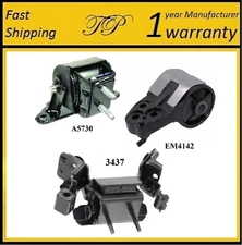 3PCS MOTOR & TRANS MOUNT FOR 2010-2013 FORD F-150 6.2L 4WD SVT Raptor - AUTO