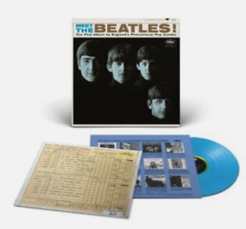 The Beatles "Meet the Beatles!" Blue Vinyl 60th Anniversary . - Picture 3 of 10