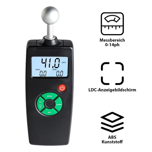 Profi Feuchtigkeitsmessgerät 40 mm LCD Feuchtigkeitsmesser Wand Feuchtemesser - Bild 2 von 12