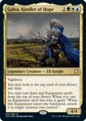 x1 Galea, Kindler of Hope - Foil M MTG Commander Adventures in the Forgotten Rea