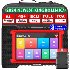 2025 Kingbolen OBD2 Bidirectional Scanner Full System Diagnostic Tool Key Coding