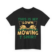 Lawn Mower Shirt, This Is My Lawn Mowing T shirt Gardening Lovers Vintage Shirt 