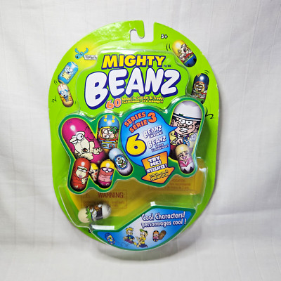 Moose's Mighty Beanz Series 3 SEALED NEW 6 Beans by Spin Master 2003