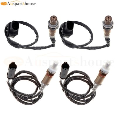 4x Air Fuel Ratio Sensor for 03-06 BMW 325i 325Ci 2.5L 1AA2345107 Up&Downstream