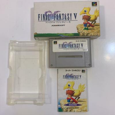 ファイナルファンタジー5 スーパーファミコン Square Soft 1992 Final Fantasy V FF 5 Nintendo Super Famicom SNES