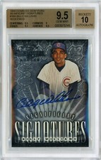 1998 DONRUSS SIGNIFICANT SIGNATURES - 512/2000 BILLY WILLIAMS - BGS 9.5 AUTO 10