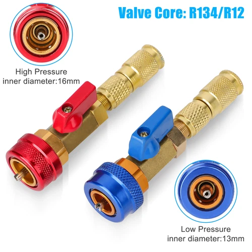 Valve Core Quick Remover Installer R134A High Low Pressure Tool Air Conditioning - Picture 1 of 9