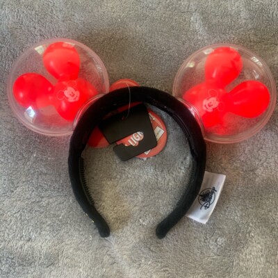 Disney Parks 2021 Light Up Red Balloon Mickey Mouse Ears  display picture 1