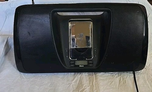 Memorex iMove Ghettoblaster FM/AM Radio Player iPod Lautsprechersystem Mi3005BLK funktioniert