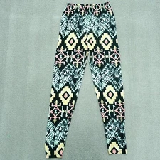 Nwt Agnes And Dora Leggings Women's Size XS Blackpink Tribal Aztec Soft