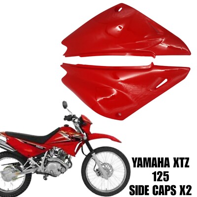 Yamaha XTZ 125 Side Caps X2 Red | Plastic | Right | Colombia | X2