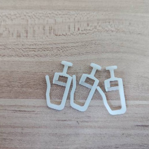 50pcs Gardinen Gleiter Häkchen Haken für Ikea für Kvartal Schiebegardine Weiß - Bild 4 von 5