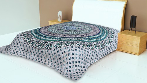 Bohemian Queen Decor Bedspread Mandala Tapestry Indian Wall Hanging Bedding - Picture 38 of 87