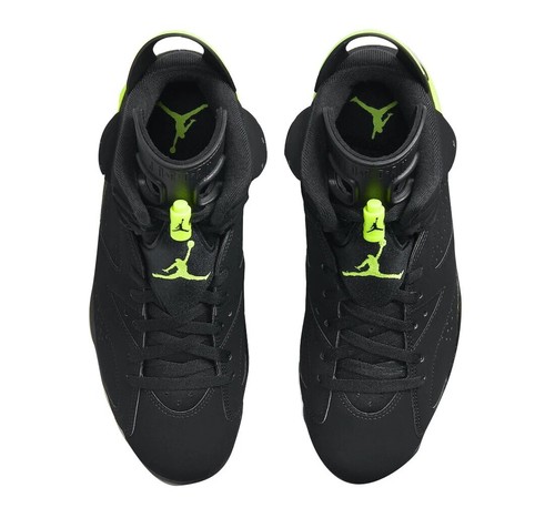 Nike Air Jordan 6 Retro Verde Elettrico CT8529-003 Taglia M13/W14.5 NUOVE - Foto 4 di 6