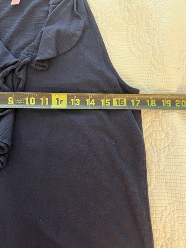 LILLY PULITZER Sleeveless Essie Dress Navy Blue Size Medium - Picture 6 of 7