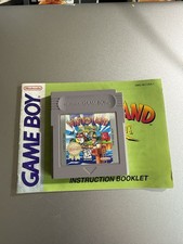 Wario Land: Super Mario Land 3 Nintendo Game Boy, 1994 Authentic With Manual