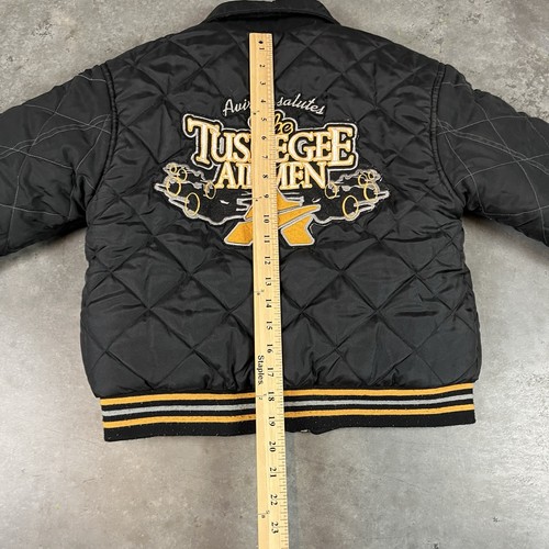 Vintage Averix Jacket Youth Small Black Full Zip Flaws Stains Pockets Reversible - Picture 18 of 23