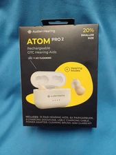 Audien ATOM PRO 2 Wireless Rechargeable OTC Hearing Aid - BRAND NEW