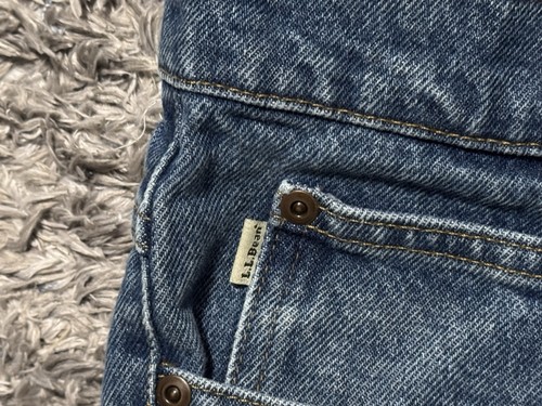 LL Bean Jeans Herren 30 x 29 Standard Passform blau Denim gerade Medium Mitte Outdoor USA - Bild 4 von 10