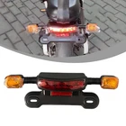 E-bike 12V/48V/60V 3 IN 1 Taillight Turn Signal Light Brake Light Kit with Cable