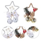 2Pcs Christmas Ornaments Bell Decoration Christmas Tree Hanging Ornament for