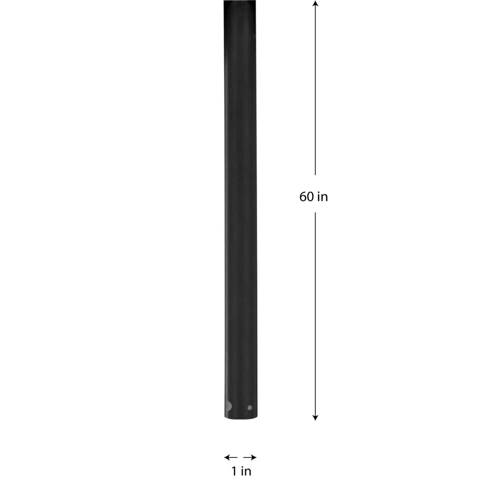 Progress Lighting P2608 Graphite 60" Ceiling Fan Downrod For 14 Ft Ceilings - Image 2 of 4