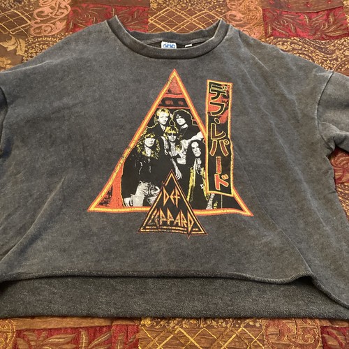 Junk Food Oversized Sweatshirt Size XXL-Def Leppard Group Vintage- New No Tags - Picture 10 of 15