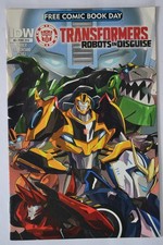 Transformers Robots in Disguise # 0 - FCBD - May 2015 VF IDW Comics