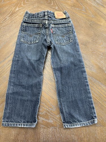 Toddler 505 jeans 4T Straight Leg Adjustable Waist Play Clothes - Picture 2 of 5