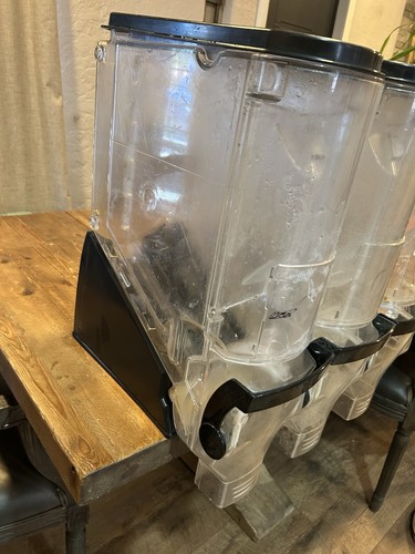 Lot Of 3 Gravity Dispenser Bulk Food