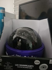 THE NIGHTMARE BEFORE CHRISTMAS LED SHADOWLIGHTS ROTATING HALLOWEEN SCENE