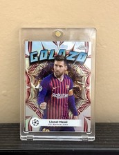 2023-24 Topps Chrome UEFA Club Competitions Barcelona Lionel Messi Golazo