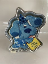 Vintage Wilton Birthday Party Cake Tin - Blue's Clues