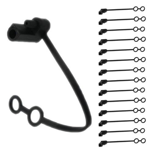 15 Pcs Couvercle Anti-Poussière Prise de Puissance Étanche Thermorétractable Embout Bouchon Prise - Photo 8 sur 12