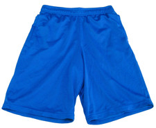 Champion Athletic Shorts Boys Size 12-14 Large Blue Basketball Sports 2 Pockets