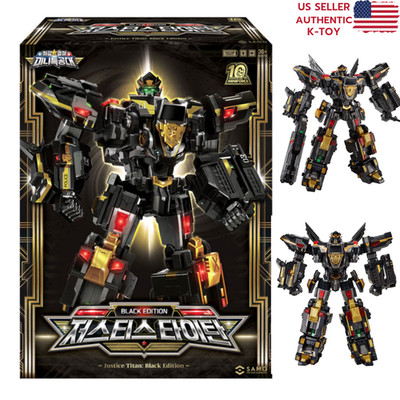 Miniforce Super Cops JUSTICE TITAN Black Limited Ver Transformer Robot Toy 2024