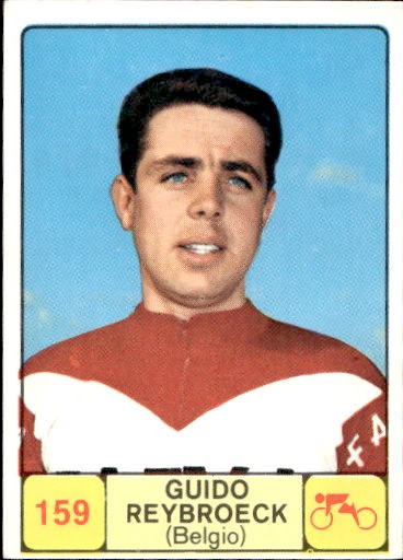 Figurina Campioni dello Sport Panini 1968/69 # 159 Guido Reybroeck Belgio